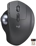 Logicool ロジクール MX ERGO ワイヤレスマウス 無線 トラックボール Unifying Bluetooth 8ボタン ⾼速充電式 MXTB1s ブラック 国内正規品 2年間無償保証